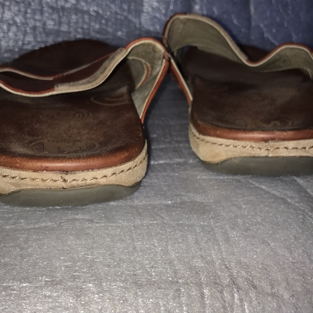 Merrell Leather Slip On Sandals - Picture 4 of 5